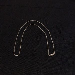 Sterling Silver beaded chain. Marked 925